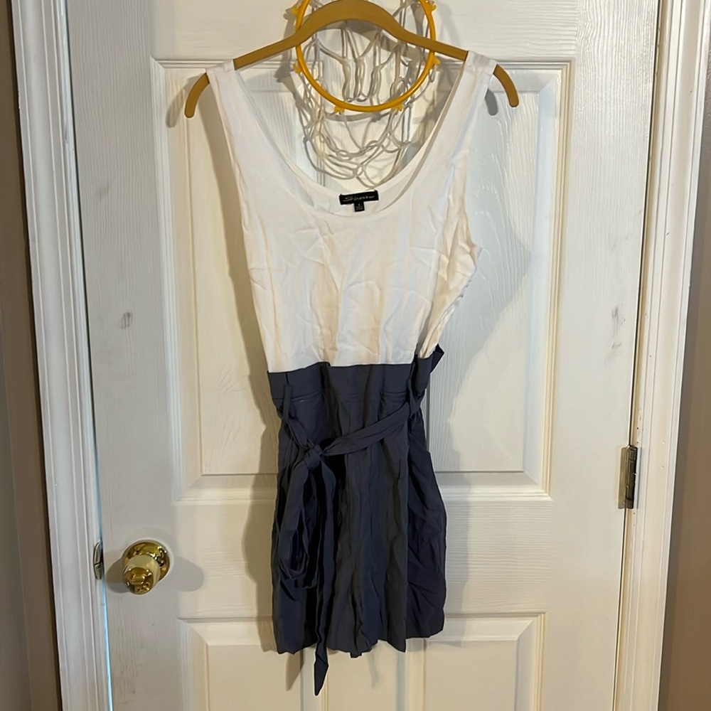 Shinestar Romper Blue/White